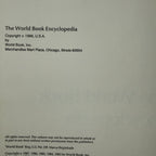 1988 World Book Encyclopedia Complete 24 Book Set, Burgundy Edition, Gold Top