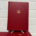 1963 The Grolier Society Australian Encyclopedia, 10 x Book Set, Red Edition VG