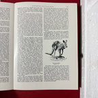 1963 The Grolier Society Australian Encyclopedia, 10 x Book Set, Red Edition VG