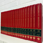 1992 Childrens Encyclopaedia Britannica Complete 20 Book Set, Red Edition