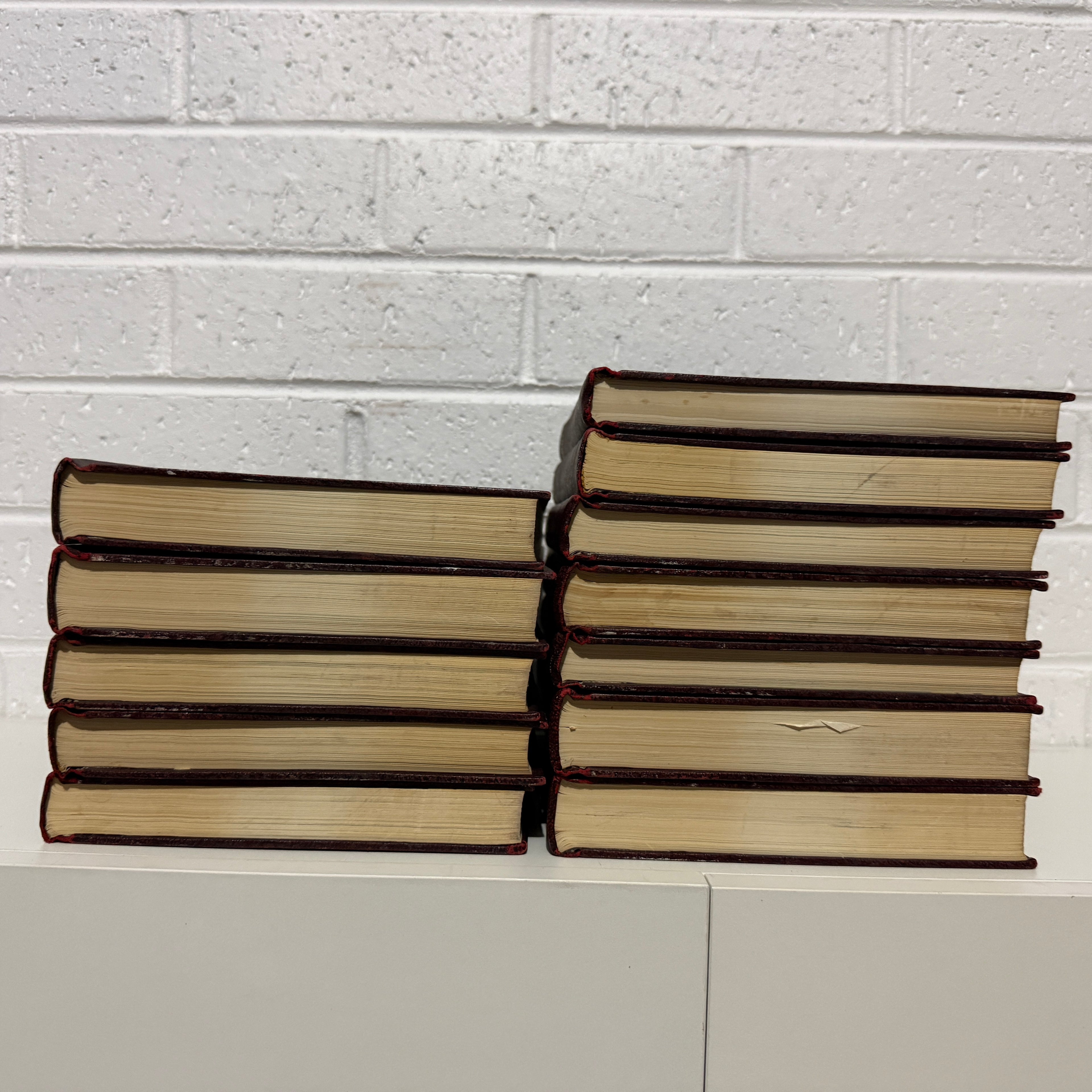 1964 Childrens Encyclopaedia Britannica Complete 12 Book Set, Burgundy Edition