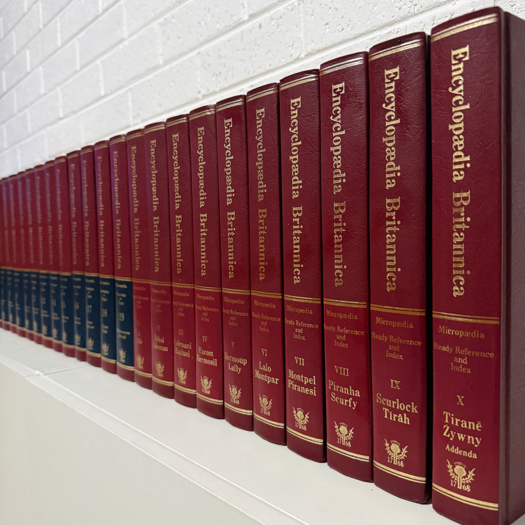 1979 Encyclopaedia Britannica Micropaedia Complete 30 Book set, Red Edition