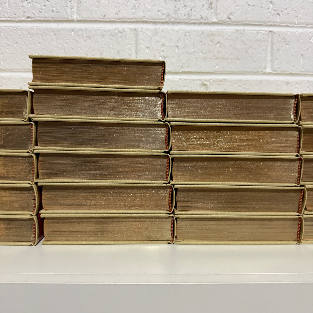 1973 Funk & Wagnall Standard Reference Encyclopedia, 26 x Book Set, Gold Edition, Gold Top