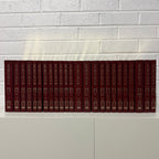 1988 World Book Encyclopedia Complete 24 Book Set, Burgundy Edition, Gold Top
