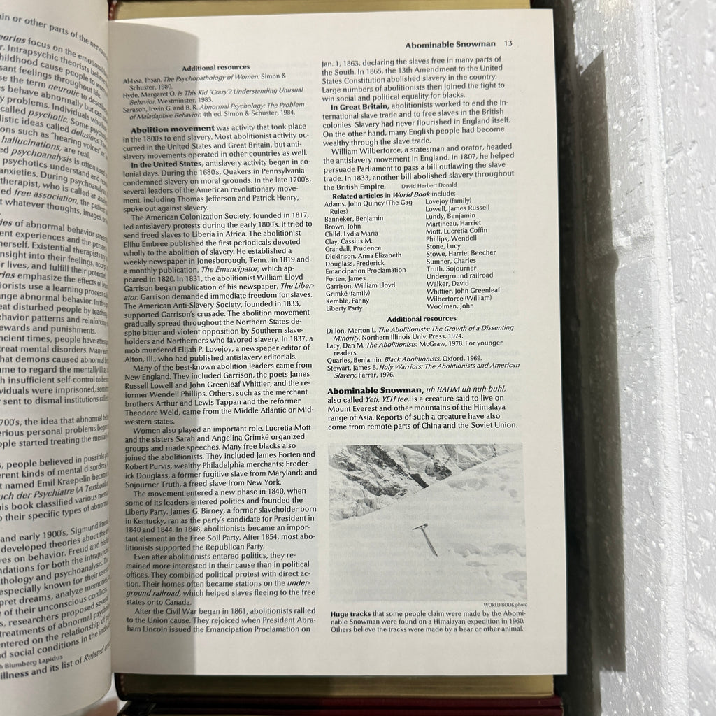 1988 World Book Encyclopedia Complete 24 Book Set, Burgundy Edition, Gold Top