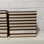 1988 World Book Encyclopedia Complete 24 Book Set, Burgundy Edition, Gold Top