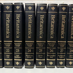 1993 Encyclopaedia Britannica Micropaedia Complete 32 Book Set, Black Edition, Gold Top