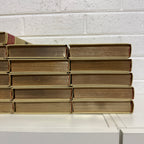 1973 Funk & Wagnall Standard Reference Encyclopedia, 26 x Book Set, Gold Edition, Gold Top