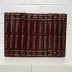 1964 Childrens Encyclopaedia Britannica Complete 12 Book Set, Burgundy Edition