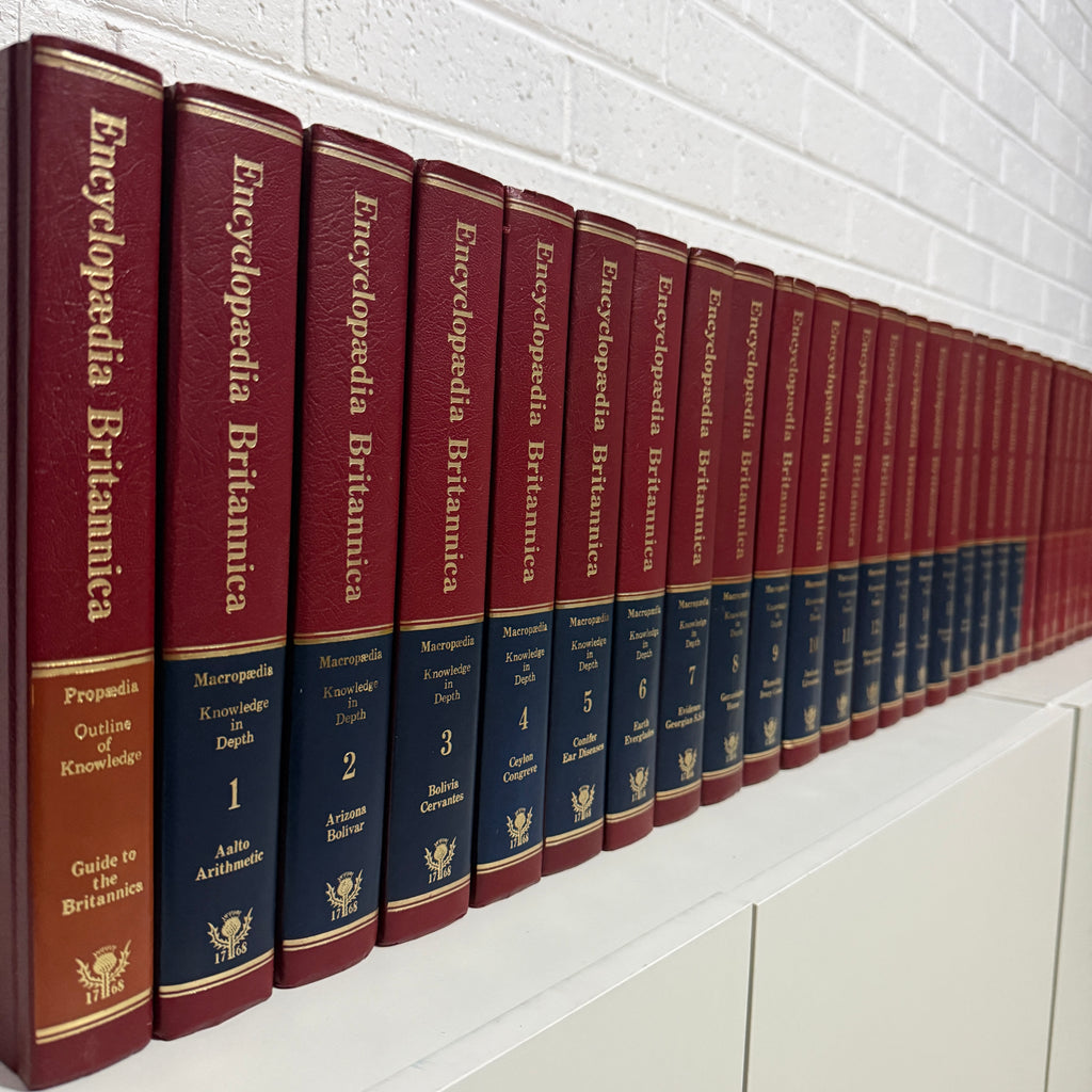 1979 Encyclopaedia Britannica Micropaedia Complete 30 Book set, Red Edition