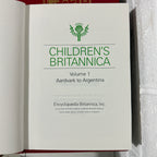 1992 Childrens Encyclopaedia Britannica Complete 20 Book Set, Red Edition