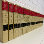 1973 Funk & Wagnall Standard Reference Encyclopedia, 26 x Book Set, Gold Edition, Gold Top