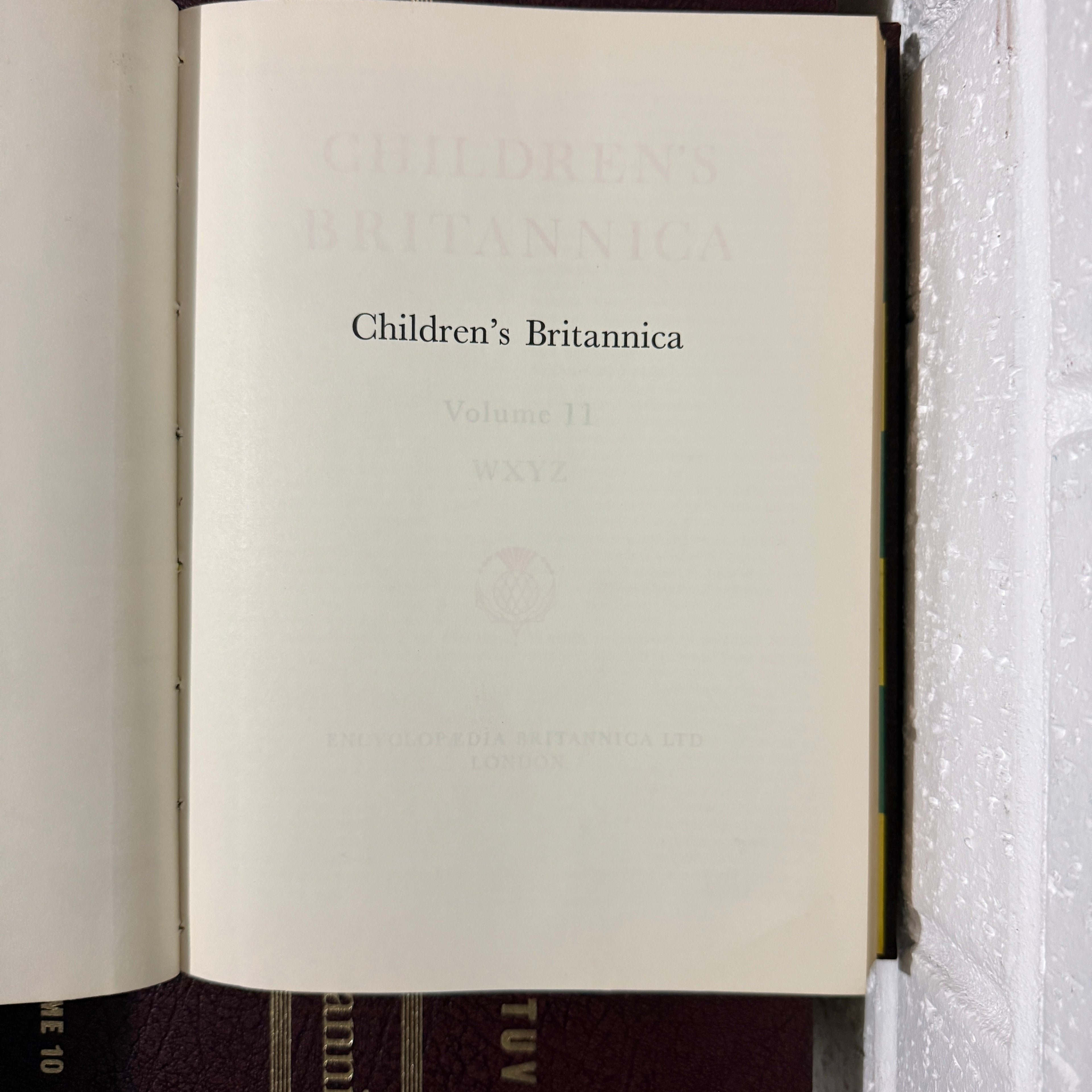 1964 Childrens Encyclopaedia Britannica Complete 12 Book Set, Burgundy Edition