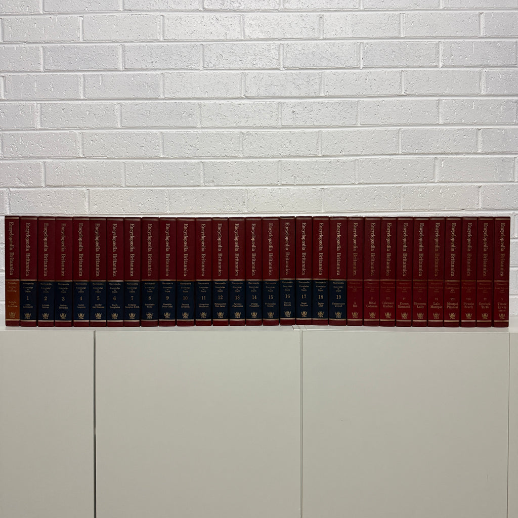 1979 Encyclopaedia Britannica Micropaedia Complete 30 Book set, Red Edition