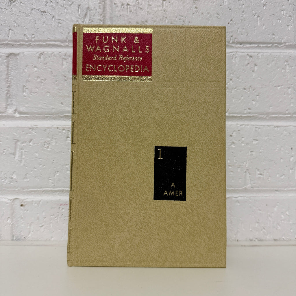 1973 Funk & Wagnall Standard Reference Encyclopedia, 26 x Book Set, Gold Edition, Gold Top