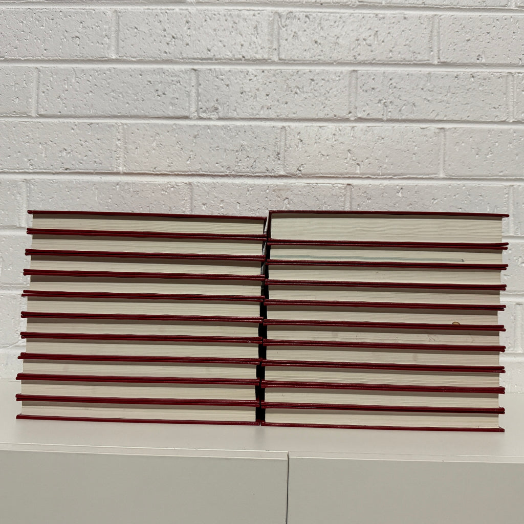 1992 Childrens Encyclopaedia Britannica Complete 20 Book Set, Red Edition