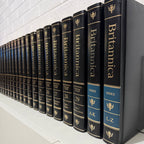 1991 Encyclopaedia Britannica Micropaedia Complete 32 Book Set, Black Edition, Gold Top