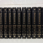 1991 Encyclopaedia Britannica Micropaedia Complete 32 Book Set, Black Edition, Gold Top
