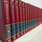 1990 Encyclopaedia Britannica Micropaedia Complete 32 Book Set, Red Edition