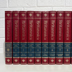 1990 Encyclopaedia Britannica Micropaedia Complete 32 Book Set, Red Edition