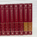 1990 Encyclopaedia Britannica Micropaedia Complete 32 Book Set, Red Edition