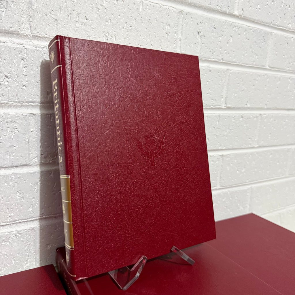 1990 Encyclopaedia Britannica Micropaedia Complete 32 Book Set, Red Edition