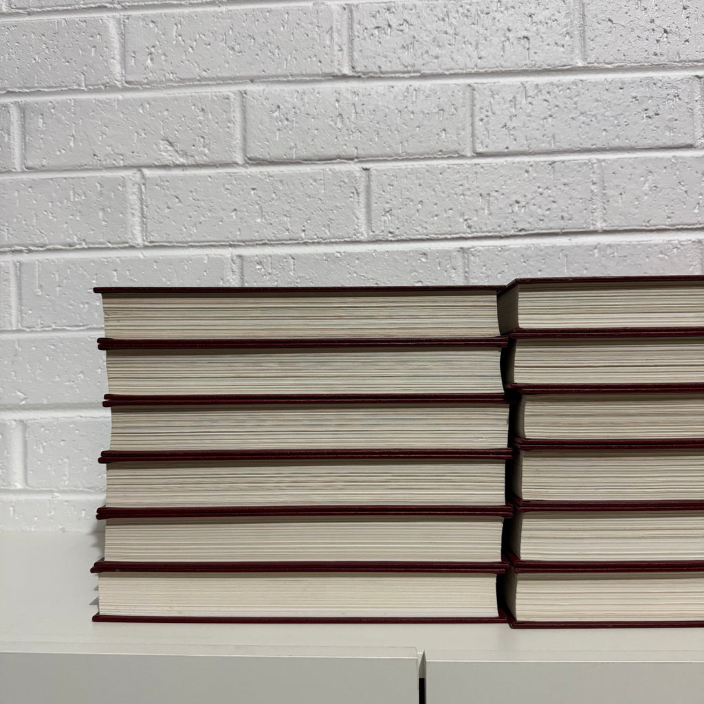 1990 Encyclopaedia Britannica Micropaedia Complete 32 Book Set, Red Edition