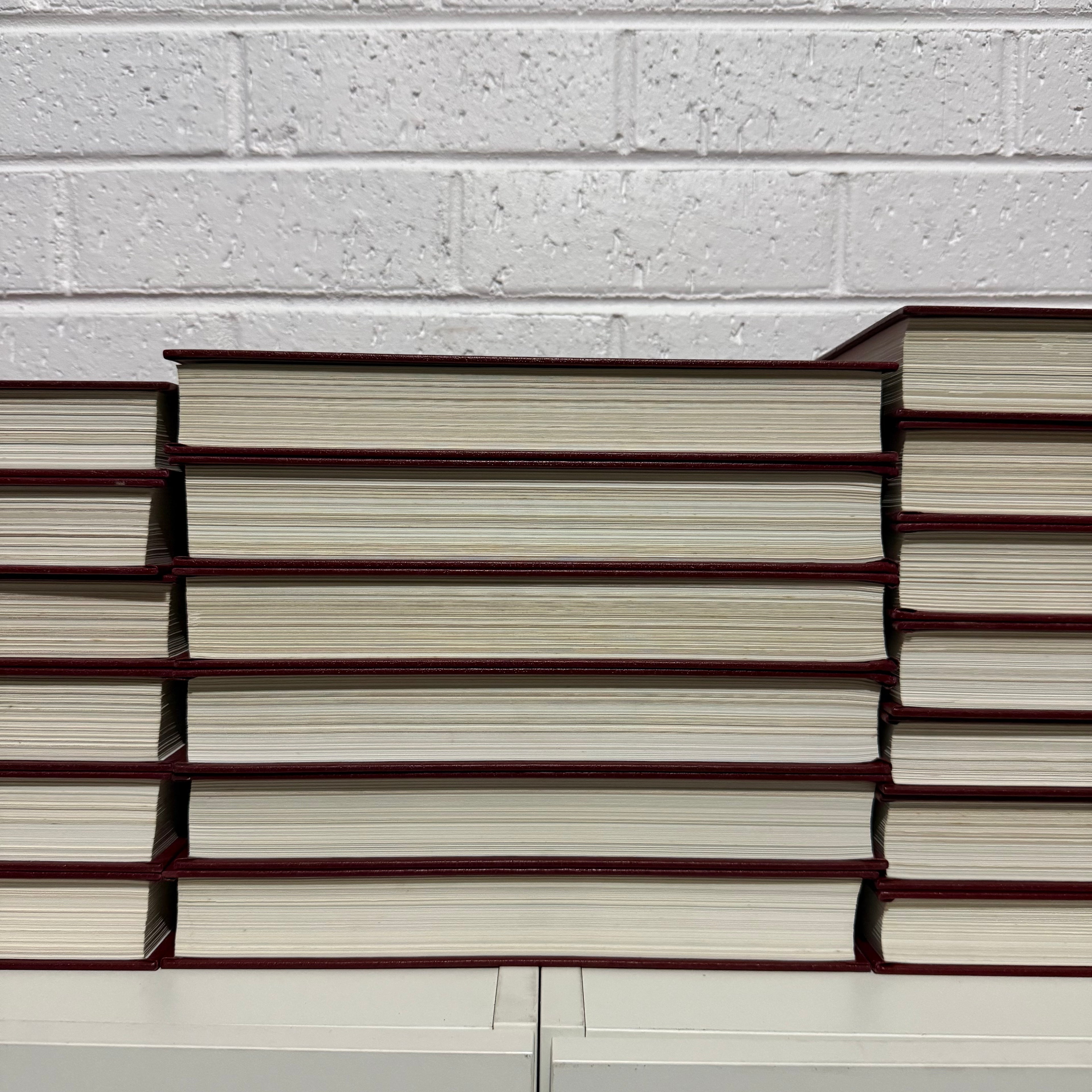 1990 Encyclopaedia Britannica Micropaedia Complete 32 Book Set, Red Edition
