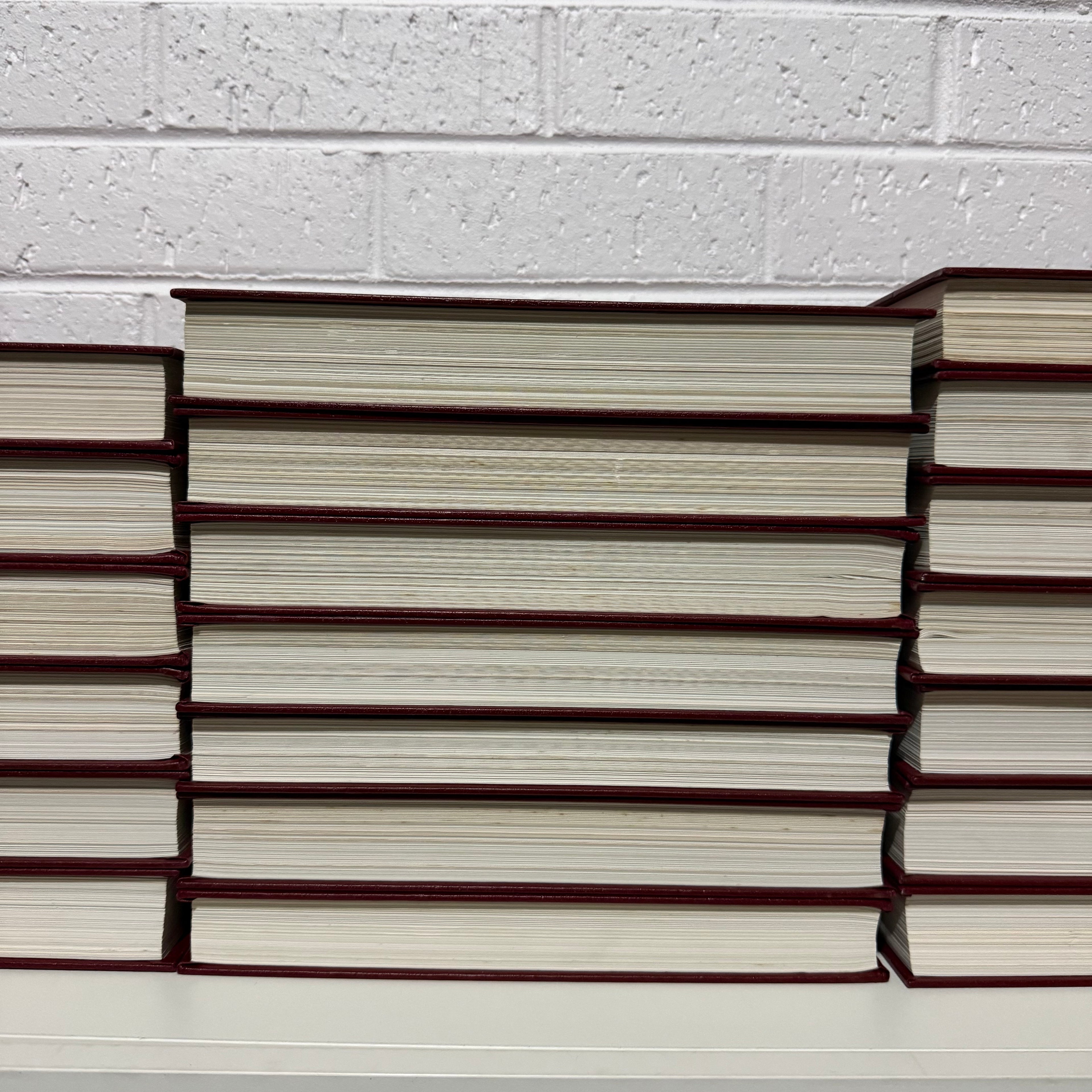 1990 Encyclopaedia Britannica Micropaedia Complete 32 Book Set, Red Edition