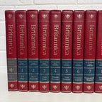 1989 Encyclopaedia Britannica Micropaedia Complete 32 Book Set, Red Edition