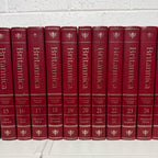 1989 Encyclopaedia Britannica Micropaedia Complete 32 Book Set, Red Edition
