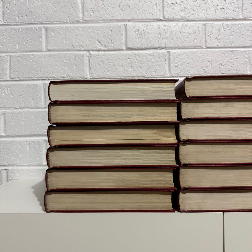 1989 Encyclopaedia Britannica Micropaedia Complete 32 Book Set, Red Edition