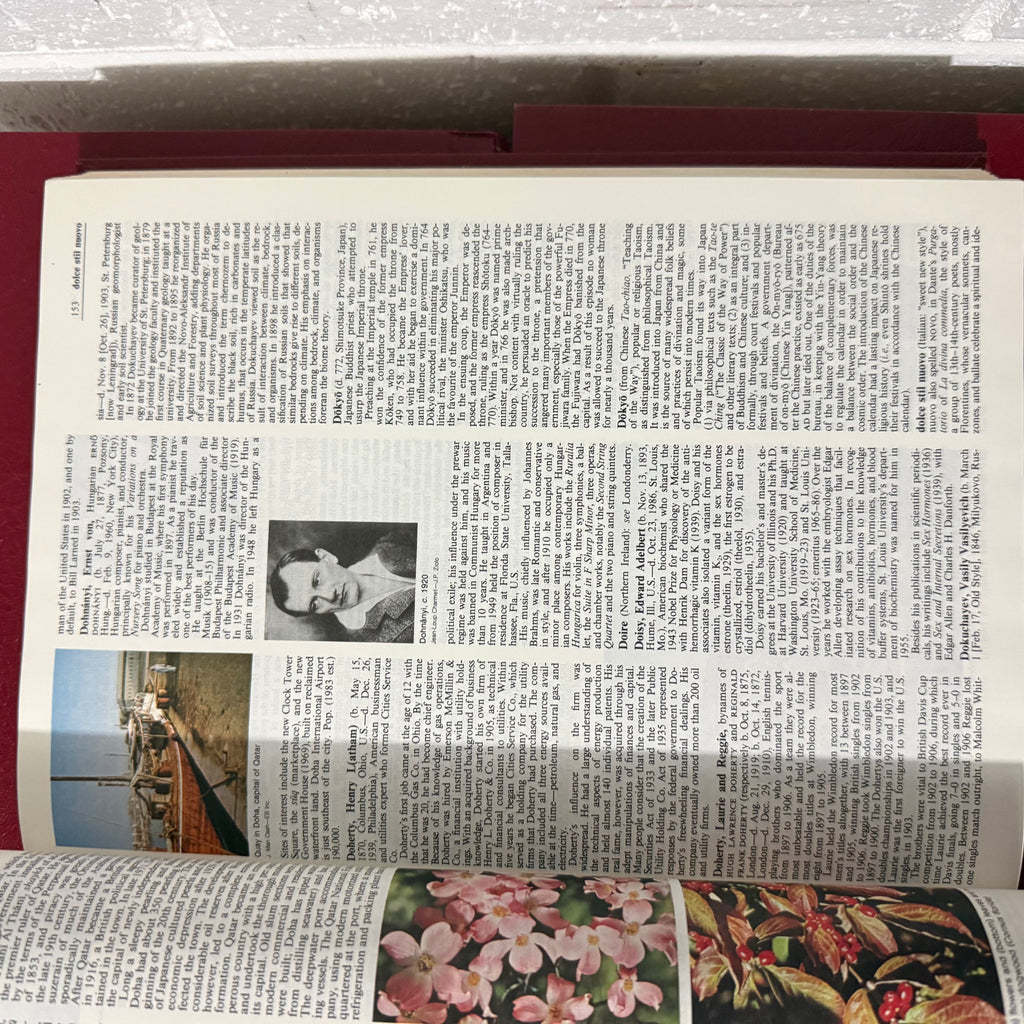 1989 Encyclopaedia Britannica Micropaedia Complete 32 Book Set, Red Edition