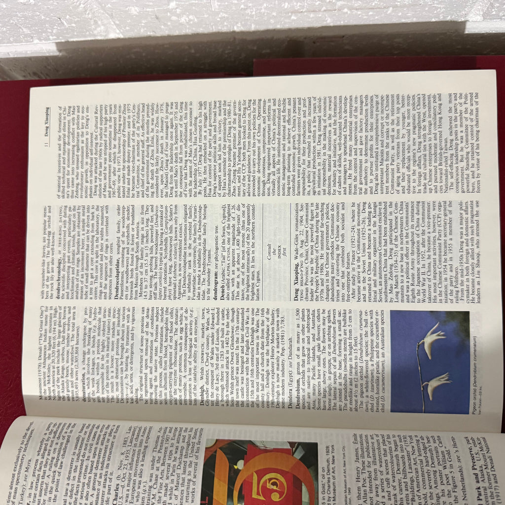 1989 Encyclopaedia Britannica Micropaedia Complete 32 Book Set, Red Edition
