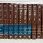 1988 Encyclopaedia Britannica Micropaedia Complete 32 Book Set, Brown Edition