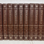 1988 Encyclopaedia Britannica Micropaedia Complete 32 Book Set, Brown Edition