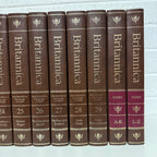 1988 Encyclopaedia Britannica Micropaedia Complete 32 Book Set, Brown Edition