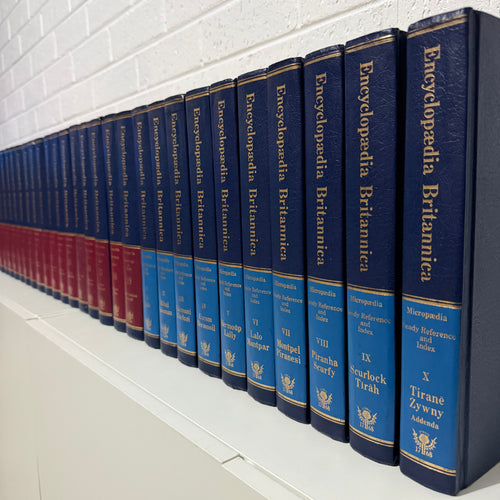 1976 Encyclopaedia Britannica Micropaedia 30 Complete Book Set - Blue Edition