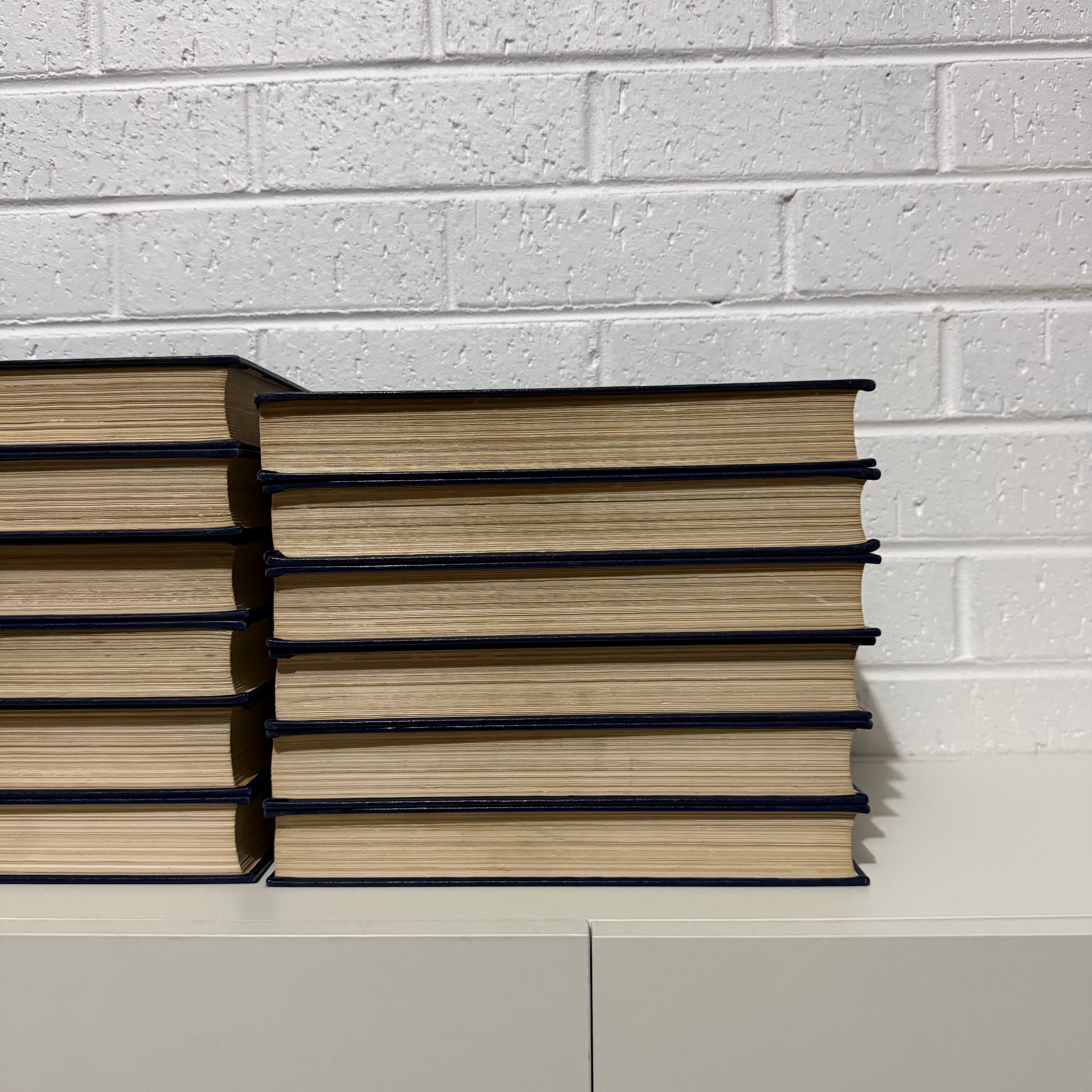 1976 Encyclopaedia Britannica Micropaedia 30 Complete Book Set - Blue Edition